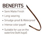 Buy MyGlamm Jet Set Eyes Kajal Eyeliner-Brun-0.35gm - Purplle