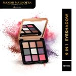 Buy Manish Malhotra Beauty By MyGlamm 9 In 1 Eyeshadow Palette-Reverie-9gm - Purplle