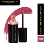 Buy Manish Malhotra Beauty By MyGlamm Liquid Matte Lipstick-Caramel Quest-7gm - Purplle