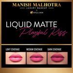 Buy Manish Malhotra Beauty By MyGlamm Liquid Matte Lipstick-Playfull Kiss-7 gm - Purplle