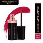 Buy Manish Malhotra Beauty By MyGlamm Liquid Matte Lipstick-Rumor Has It-7 gm - Purplle