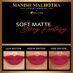 Buy Manish Malhotra Beauty By MyGlamm Soft Matte Lipstick-Romantic Rouge-4gm - Purplle