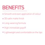 Buy MyGlamm LIT Satin Matte Lipstick-Kissing Booth-4.5gm - Purplle