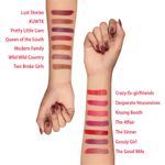 Buy MyGlamm LIT Satin Matte Lipstick-Gossip Girl-4.5gm - Purplle