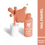 Buy MyGlamm LIT Nail Enamel-Trouble Maker-7 ml - Purplle