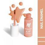 Buy MyGlamm LIT Nail Enamel-Commando-7ml - Purplle