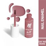 Buy MyGlamm LIT Nail Enamel-Say No More-7ml - Purplle