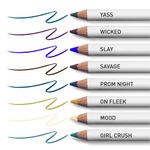 Buy MyGlamm LIT Matte Eyeliner Pencil-Mood-1.14gm - Purplle