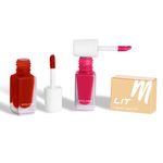 Buy MyGlamm LIT 2 In 1 Liquid Matte Lipstick-Hot Mama-4ml - Purplle