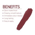 Buy MyGlamm LIT Creamy Matte Lipstick-Manhattan-3.7gm - Purplle