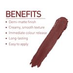 Buy MyGlamm LIT Creamy Matte Lipstick-Purple Martini-3.7gm - Purplle