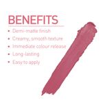 Buy MyGlamm LIT Creamy Matte Lipstick-Tequila Sunrise-3.7gm - Purplle