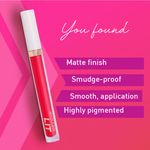 Buy MyGlamm LIT Liquid Matte Lipstick-Lovebomb-3ml - Purplle