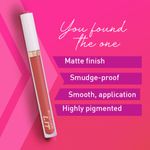 Buy MyGlamm LIT Liquid Matte Lipstick-Swinger-3ml - Purplle