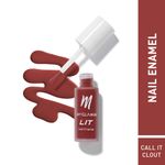 Buy MyGlamm LIT Matte Nail Enamel-Call It Clout-7ml - Purplle