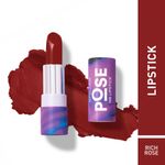 Buy MyGlamm POSE HD Lipstick-Rich Rose-4gm - Purplle