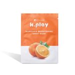 Buy MyGlamm K.Play Mandarin Brightening Sheet Mask-Mandarin-20ml - Purplle