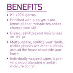 Buy MyGlamm WIPEOUT Sanitizing Wipes (Pack Of 5) - Purplle