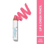 Buy MyGlamm Clean Beauty Cocoa Butter Lip & Cheek Pencil-Tea Rose-2.5gm - Purplle