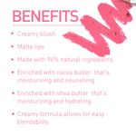 Buy MyGlamm Clean Beauty Cocoa Butter Lip & Cheek Pencil-Tea Rose-2.5gm - Purplle