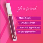 Buy MyGlamm LIT Liquid Matte Lipstick-Submarining-3ml - Purplle