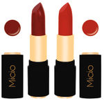 Buy Micio Lucious Lips Lipstick- Combo of 2 (Lush Plum and Berry Squash) - Purplle