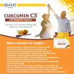 Buy GHC Curcumin C3 Complex 500mg with 95% Curcuminoids and Bioperine with 95% piperine -GHC Herbals - 10 Veg Capsules - Purplle