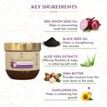 Buy Khadi Essentials Red Onion Hair Mask with Black Seed and Jaborandi For Hairfall Control, 200gm - Purplle