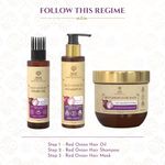 Buy Khadi Essentials Red Onion Hair Mask with Black Seed and Jaborandi For Hairfall Control, 200gm - Purplle