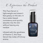 Buy Khadi Essentials Ayurvedic Vitamin C, E & Hyaluronic Acid Brightening Face Serum for Anti-Ageing & Wrinkles with Liquorice, Aloe Vera, Cucumber, Green Tea, Neem & Avocado Extracts, 30 ML SLS Paraben Free - Purplle