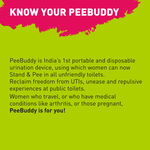 Buy Sirona PeeBuddy - Disposable, Portable Female Urination Device for Women (10 Funnel - 1 Pack) 10 Funnel - Purplle