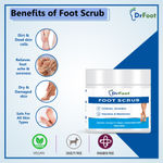 Buy Dr Foot Foot Scrub with Tea Tree, Sweet Almond Oil | Exfoliator Dry Skin Remover, Softens for Thick Cracked Dry Heel Feet | Paraben Free | 100 g - Purplle