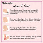 Buy Glutalight Elbow & Knee Lightening Cream with Glutathione, Arbutin & Kojic Acid - 50gm - Purplle