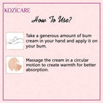 Buy Kozicare Bum Cream with Glutathione, Niacinamide& Kojic Acid- 50 gm - Purplle