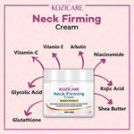 Buy Kozicare Neck firming Cream with Glutathione, Vitamin C ,E, Niacinamide & Kojic Acid–50gm - Purplle