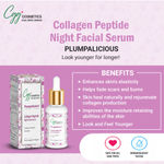 Buy CGG Cosmetics Collagen Peptide Night Facial Serum - For Collagen Production - 30ml - Purplle