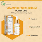 Buy CGG Cosmetics Vitamin C 20%, Hyaluronic Acid, & Glutathione Facial Serum - 30ml - Purplle