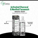 Buy CGG Cosmetics Activated Charcoal & Menthol Face Wash - Deep Cleansing & Cooling - 100ml - Purplle