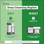 Buy CGG Cosmetics Activated Charcoal & Menthol Face Wash - Deep Cleansing & Cooling - 100ml - Purplle