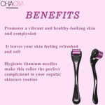 Buy Chaoba Professional Derma Roller System 540 Needles Titanium Alloy Needles Roller for Acne Skin Hair loss (0.5 mm)  - Purplle