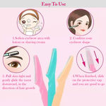 Buy Chaoba Professional Tinkle Eyebrow Razor for Women (Pack of 3) - Purplle