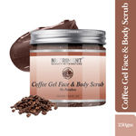 Buy Nutriment Coffee Gel Face & Body Scrub, 250gm, Suitables For Skin Types. - Purplle