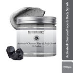Buy Nutriment Charcoal Scrub for Deadskin Cells Removal, Removing Blackheads and Revitalises Healthy Skin, Paraban Free 250gram Suitable for all skin types - Purplle