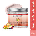 Buy Nutriment Fruit Scrub for Deadskin Cells Removal, Removing Blackheads and Revitalises Healthy Skin, Paraban Free 250gram Suitable for all skin types - Purplle