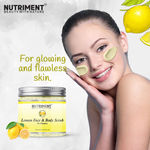 Buy Nutriment Lemon Scrub for Deadskin Cells Removal, Removing Blackheads and Revitalises Healthy Skin, Paraban Free 250gram Suitable for all skin types - Purplle