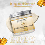 Buy Nutriment Gold Scrub for Deadskin Cells Removal, Removing Blackheads and Revitalises Healthy Skin, Paraban Free 250 gmram Suitable for all skin types - Purplle