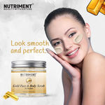 Buy Nutriment Gold Scrub for Deadskin Cells Removal, Removing Blackheads and Revitalises Healthy Skin, Paraban Free 250 gmram Suitable for all skin types - Purplle