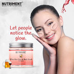 Buy Nutriment Wine and Beer Scrub for Deadskin Cells Removal, Removing Blackheads and Revitalises Healthy Skin, Paraban Free 250gram Suitable for all skin types - Purplle