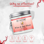 Buy Nutriment Wine and Beer Mask for Hydrating Skin, Removing Oil and Improves Pores, Paraben Free 300gram, Suitable for all Skin Types - Purplle