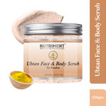 Buy Nutriment Ubtan Scrub for Deadskin Cells Removal, Removing Blackheads and Revitalises Healthy Skin, Paraban Free 250 gmram Suitable for all skin types - Purplle